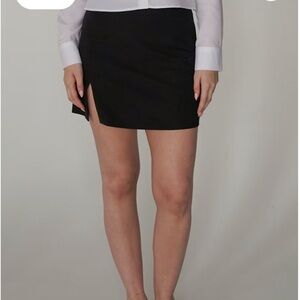 Djerf Avenue Black Must Have Mini Skirt